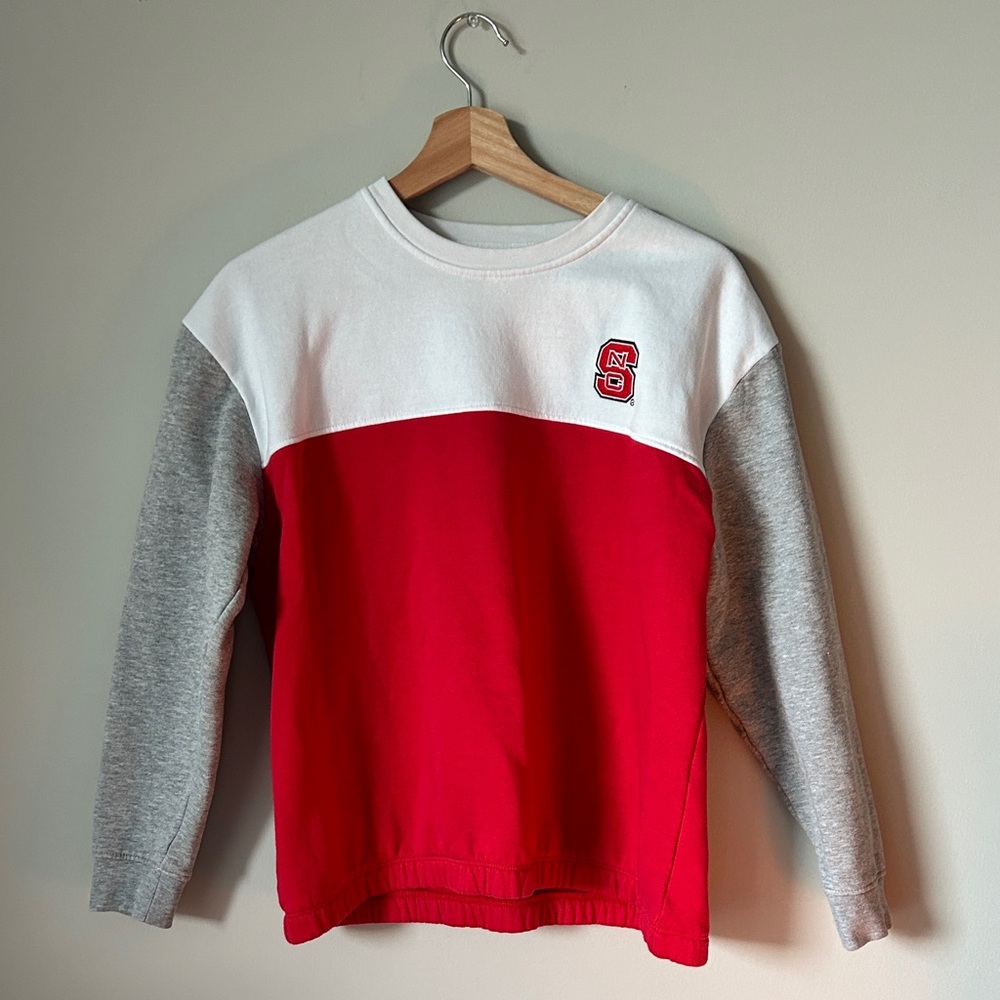 Red and Gray Sweatshirt